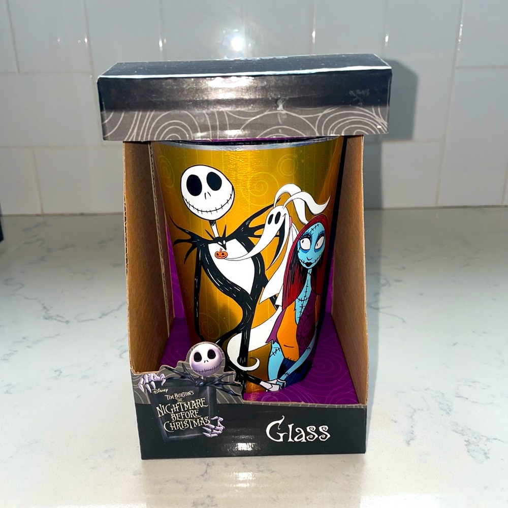 The Nightmare Before Christmas Glass Cup